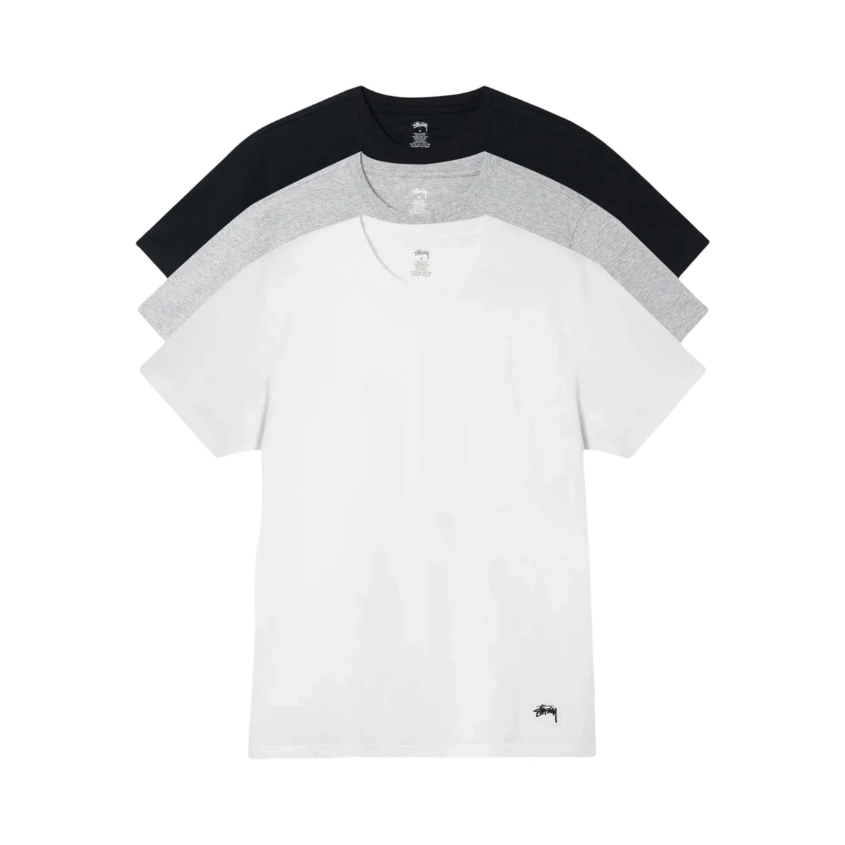 Stussy Small Print Basic Tee 3 pack