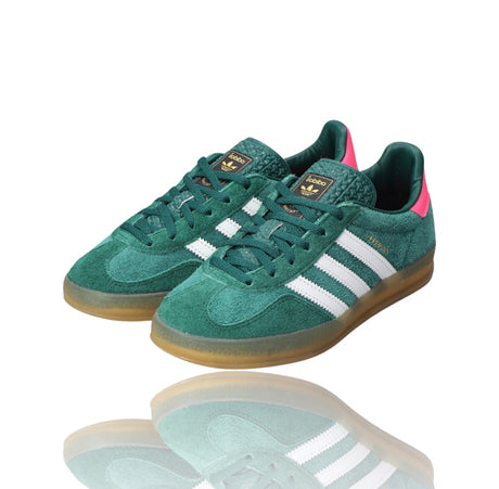 Adidas Gazelle Indoor Collegiate Green Lucid Pink (w)