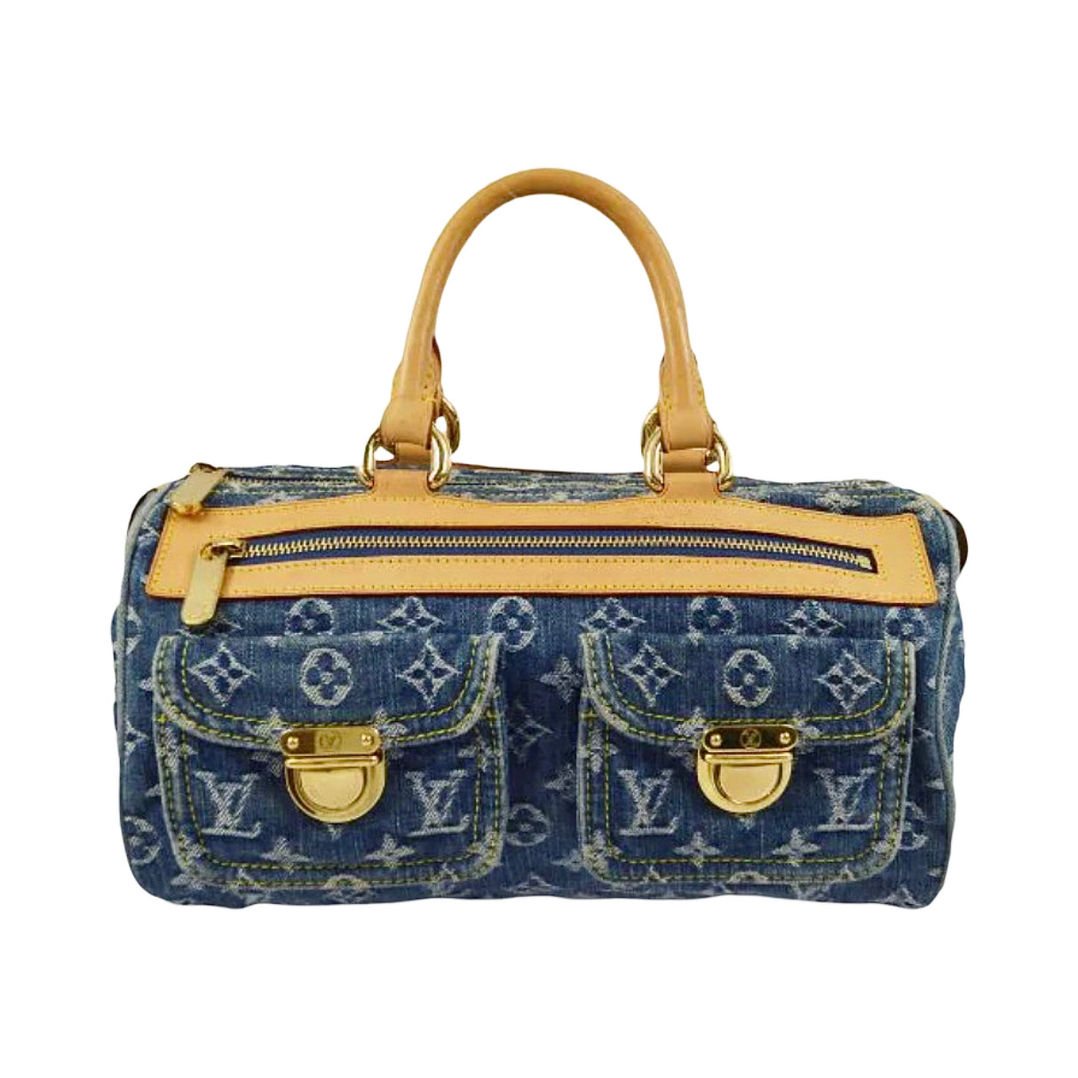 Louis Vuitton Monogram Denim Neo Speedy Blue