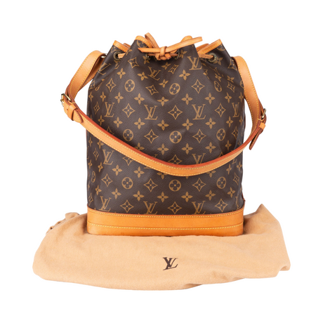 Louis Vuitton Canvas Sac Noe Grande Monogram Crossbody Bag