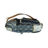 Louis Vuitton Monogram Denim Patchwork Pouchy Shoulder Bag