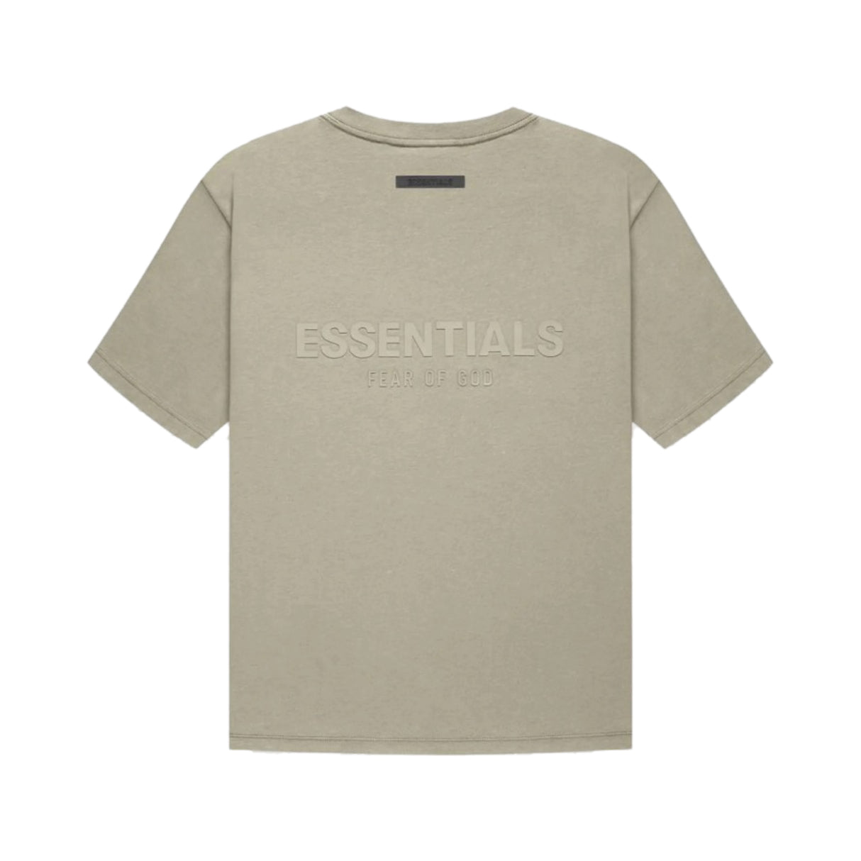 Fear of God Essentials Back Print T-Shirt Pistazie