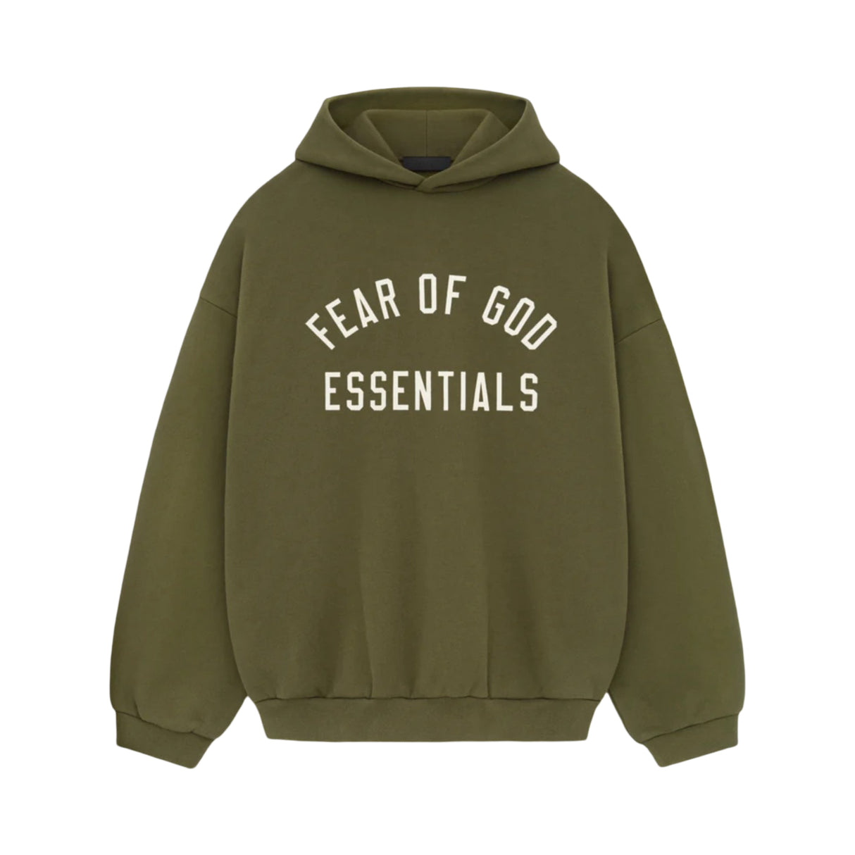 Fear of God Essentials Fleece Hoodie Military