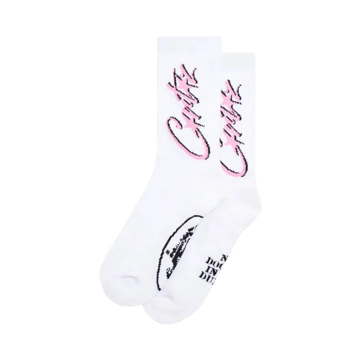 Corteiz Socks White Pink