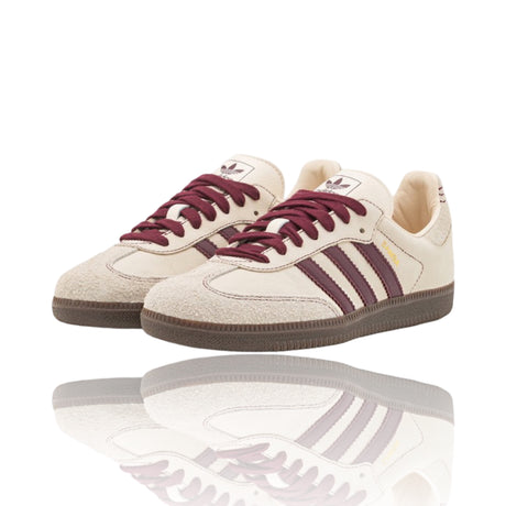 Adidas Samba OG Wonder White Maroon