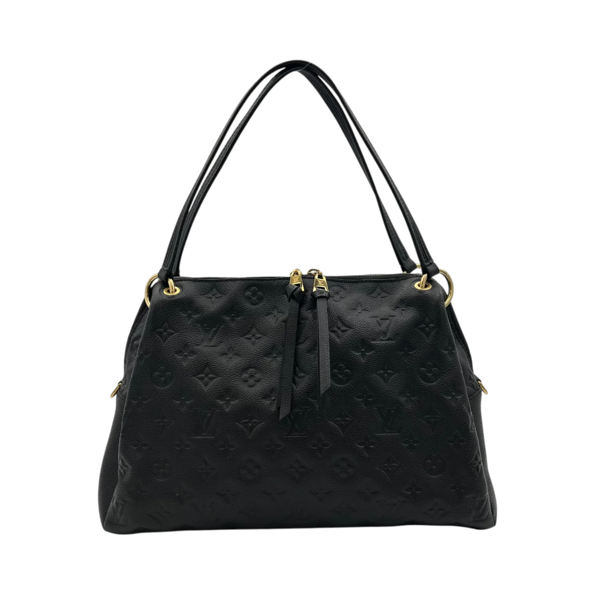 Louis Vuitton Ponthieu Handbag Monogram Black