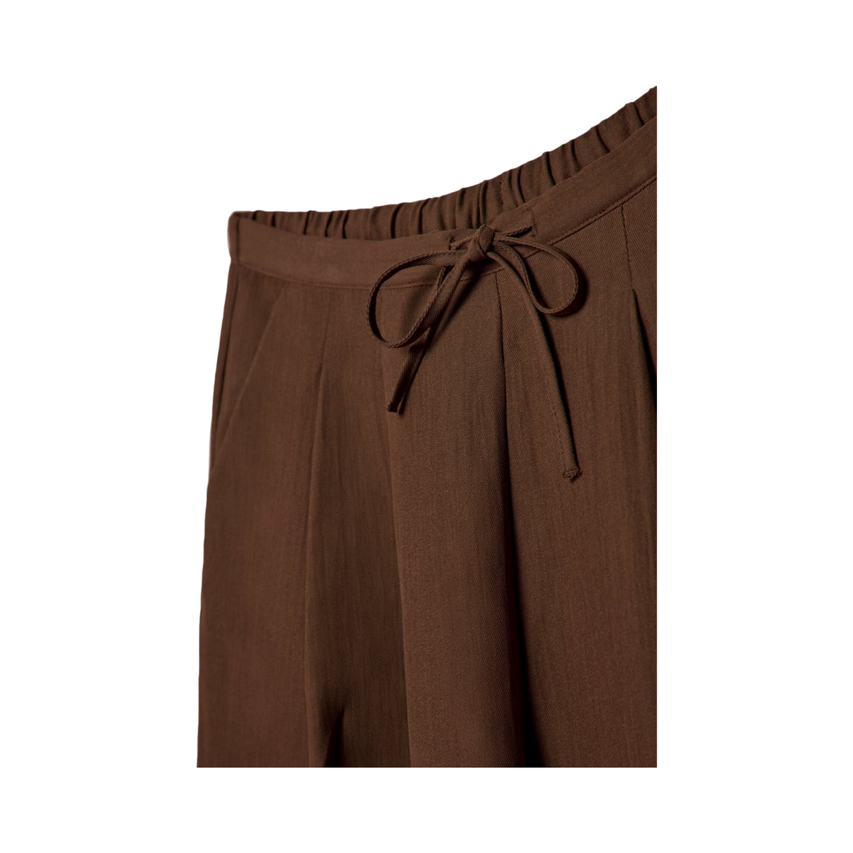 Stradivarius Flowing Textured Stoffhose brown