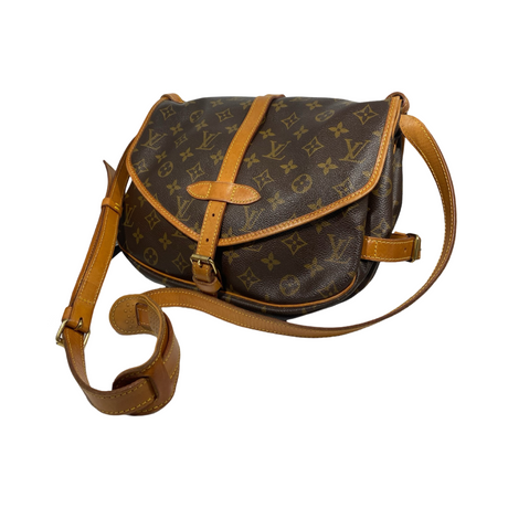 Louis Vuitton Canvas Monogram Saumur 30 Crossbody Bag