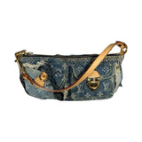 Louis Vuitton Monogram Denim Patchwork Pouchy Shoulder Bag