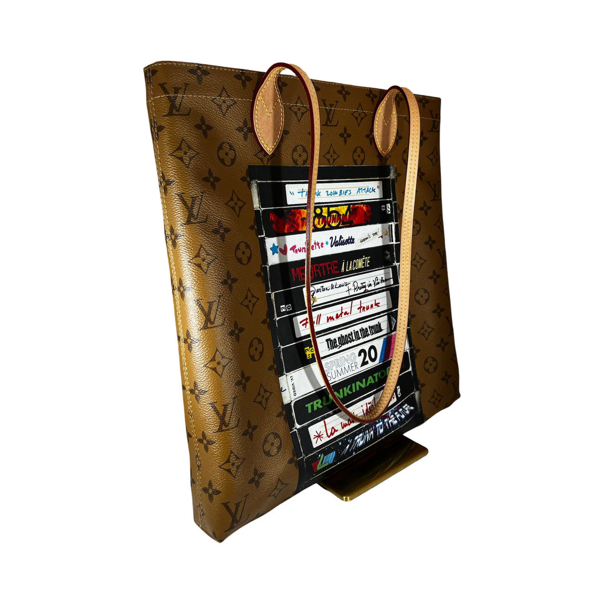 Louis Vuitton Carry It Monogram Reverse Video Print