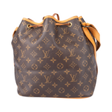 Louis Vuitton Canvas Sac Noe Petit Monogram Crossbody Bag