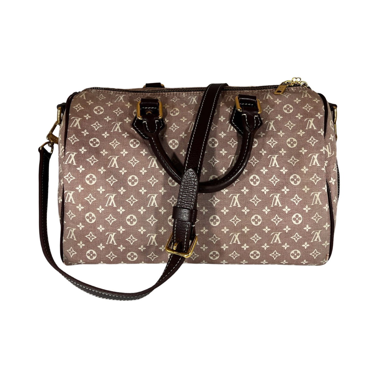 Louis Vuitton Monogram Speedy 30 Idylle Mini Lin Sepia