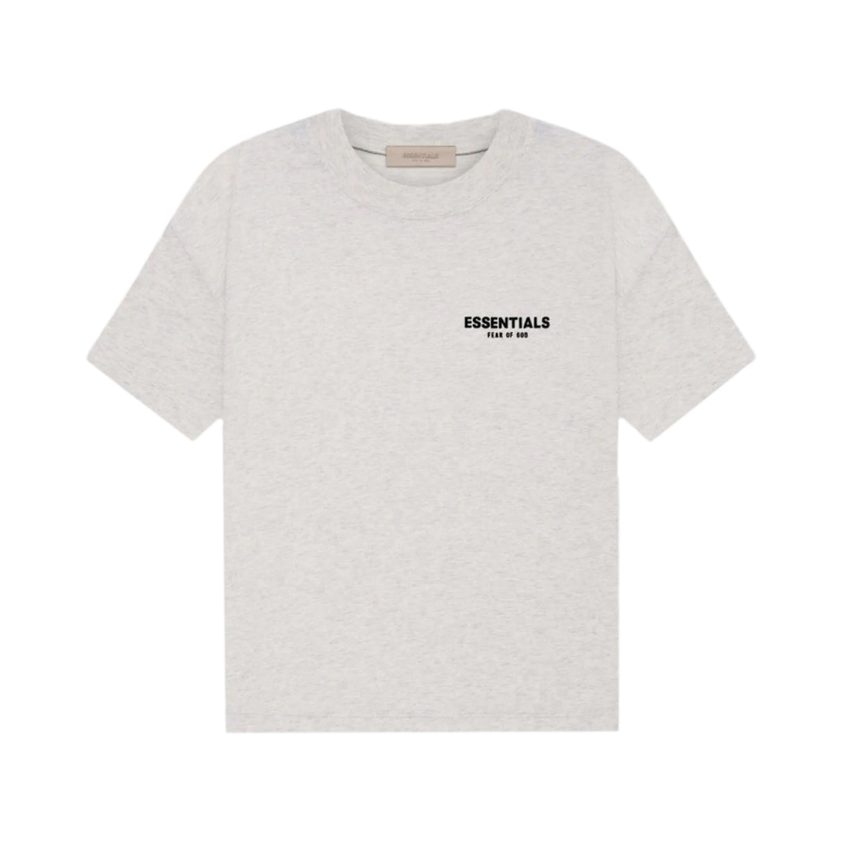 Fear of God Essentials Back Print T-Shirt Oat Grey