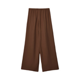 Stradivarius Flowing Textured Stoffhose brown