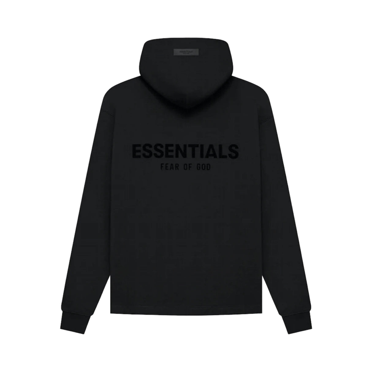 Fear of God Essentials Hoodie Back Print Stretchlimo Black