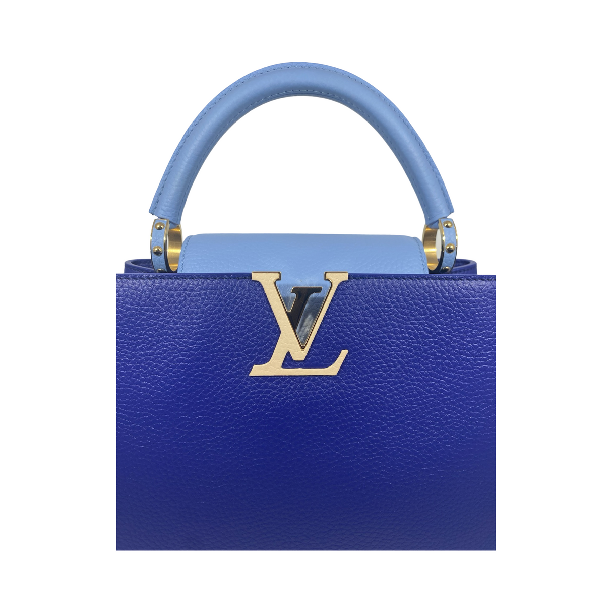 Louis Vuitton Capucines MM SL Kobaltblau