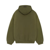 Fear of God Essentials Fleece Hoodie Military