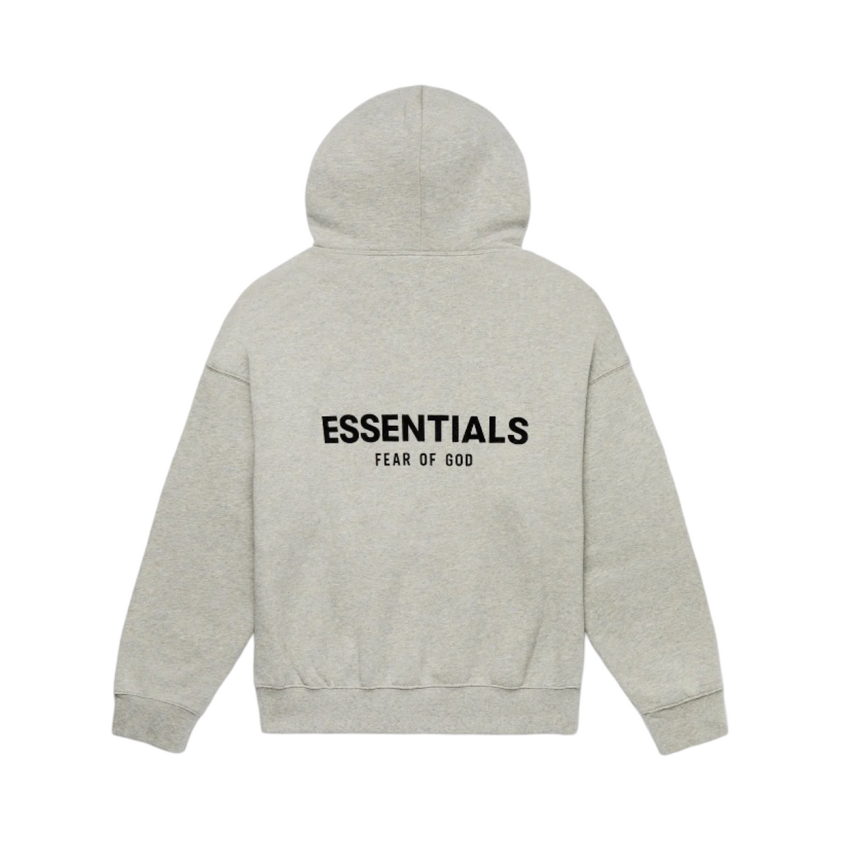 Fear of God Essentials Hoodie Back Print Dark Oatmeal