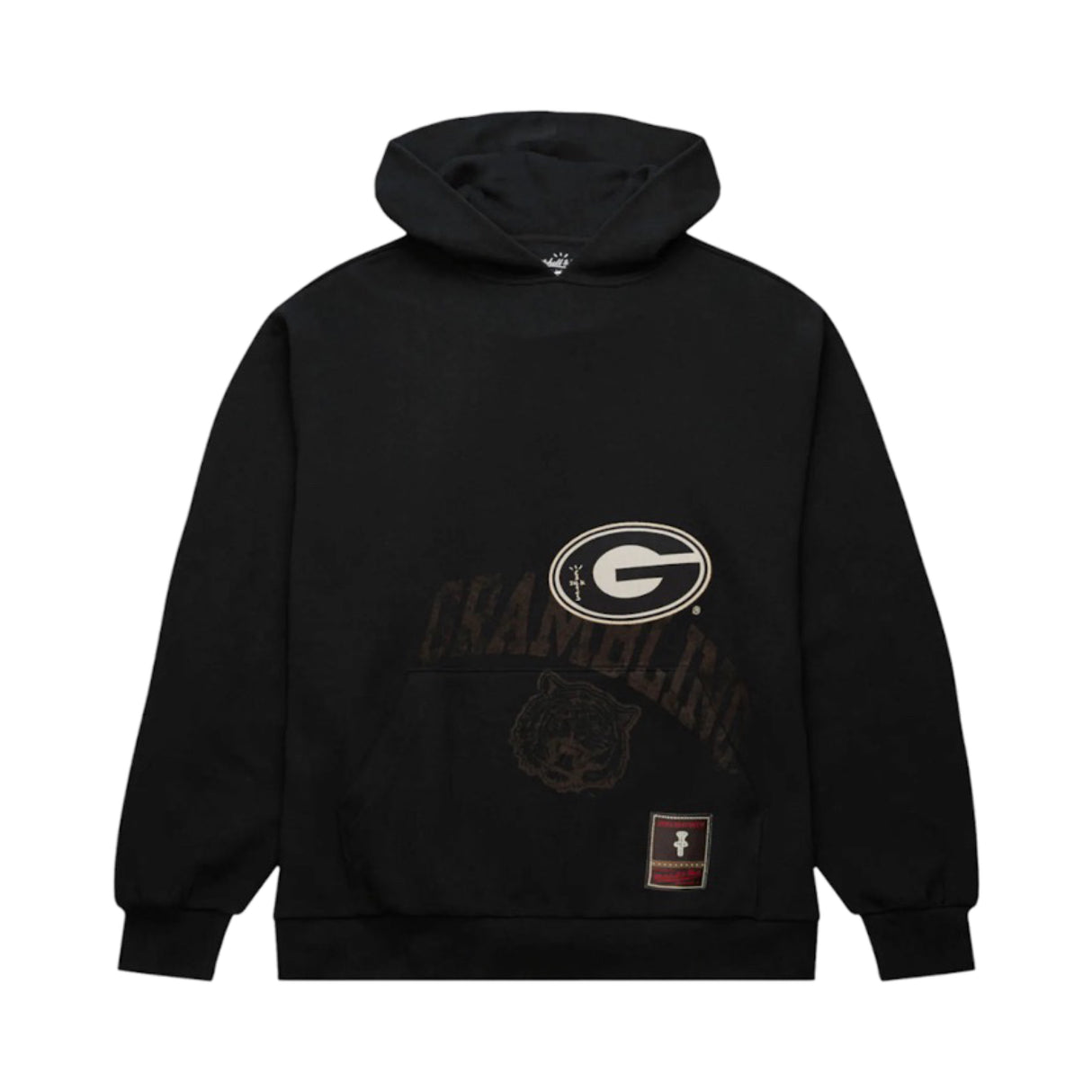 Travis Scott x Mitchell &amp; Ness Grambling Tigers Overlap Hoodie