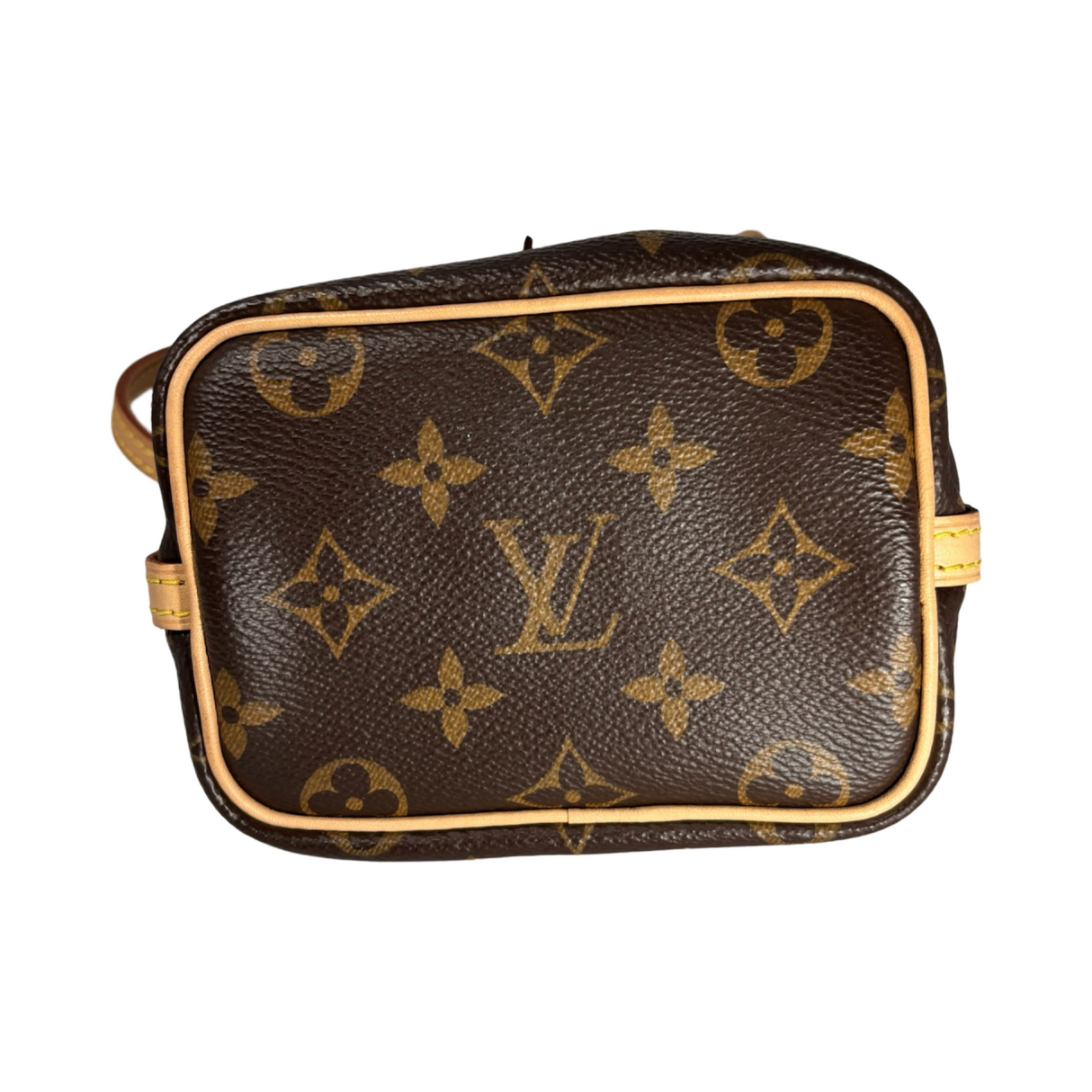 Louis Vuitton Canvas Nano Noe Petit Monogram Crossbody Bag