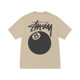 Stussy 8 Ball Pig Dyed Tee Beige