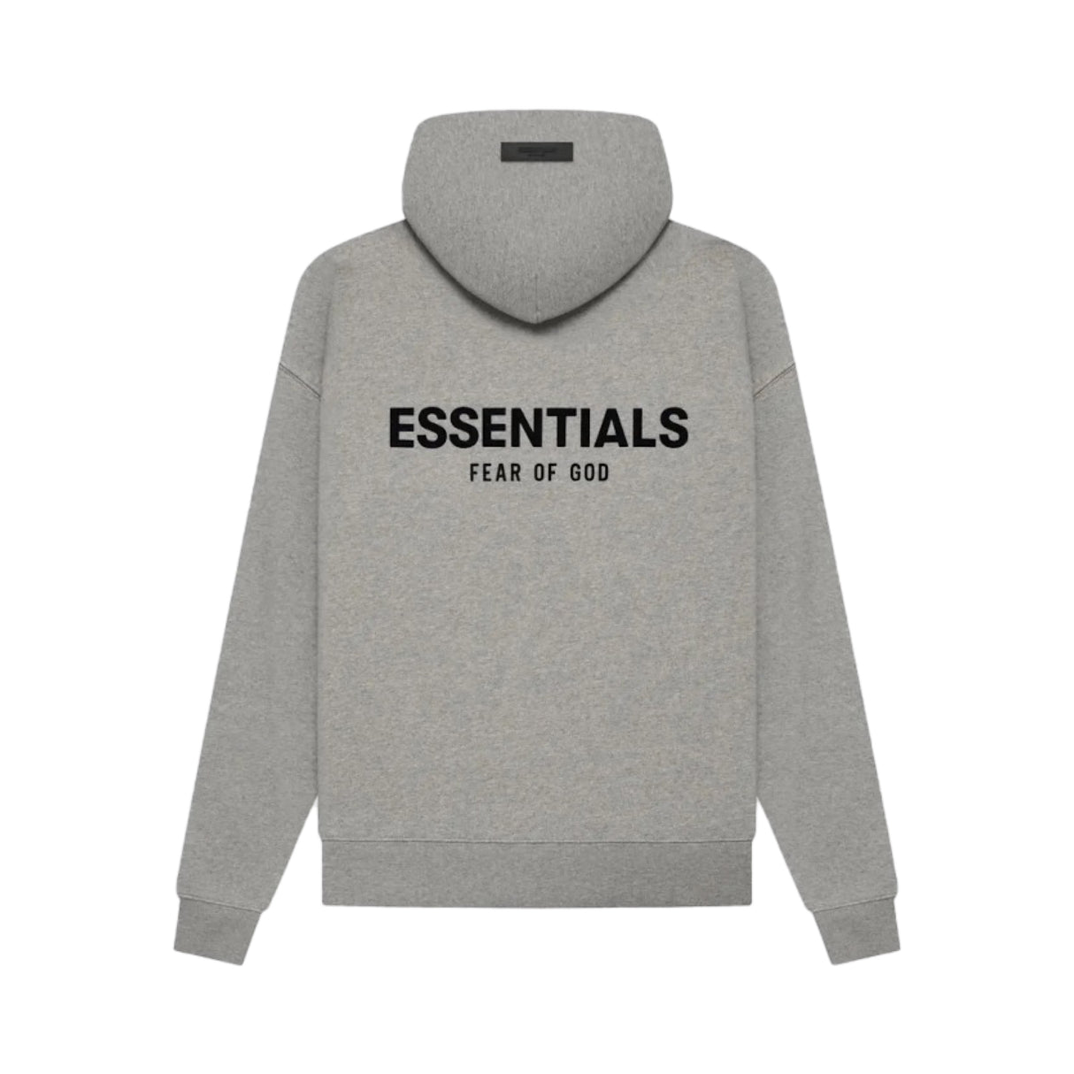 Fear of God Essentials Hoodie Back Print Dark Grey