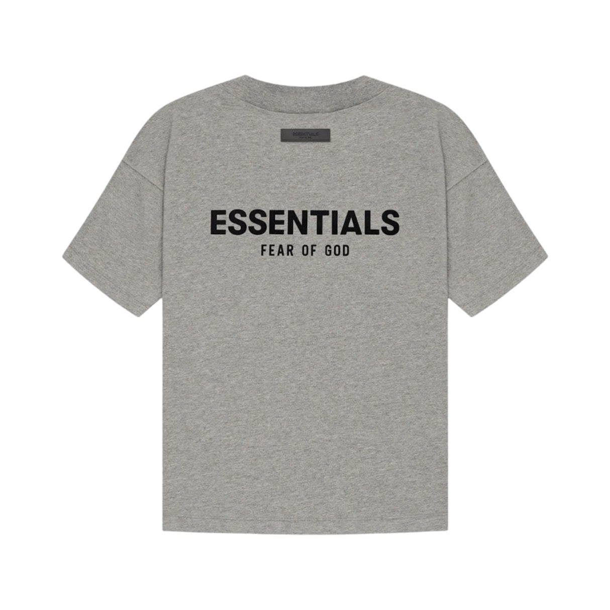 Fear of God Essentials Back Print T-Shirt Dark Oatmeal