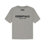 Fear of God Essentials Back Print T-Shirt Dark Oatmeal