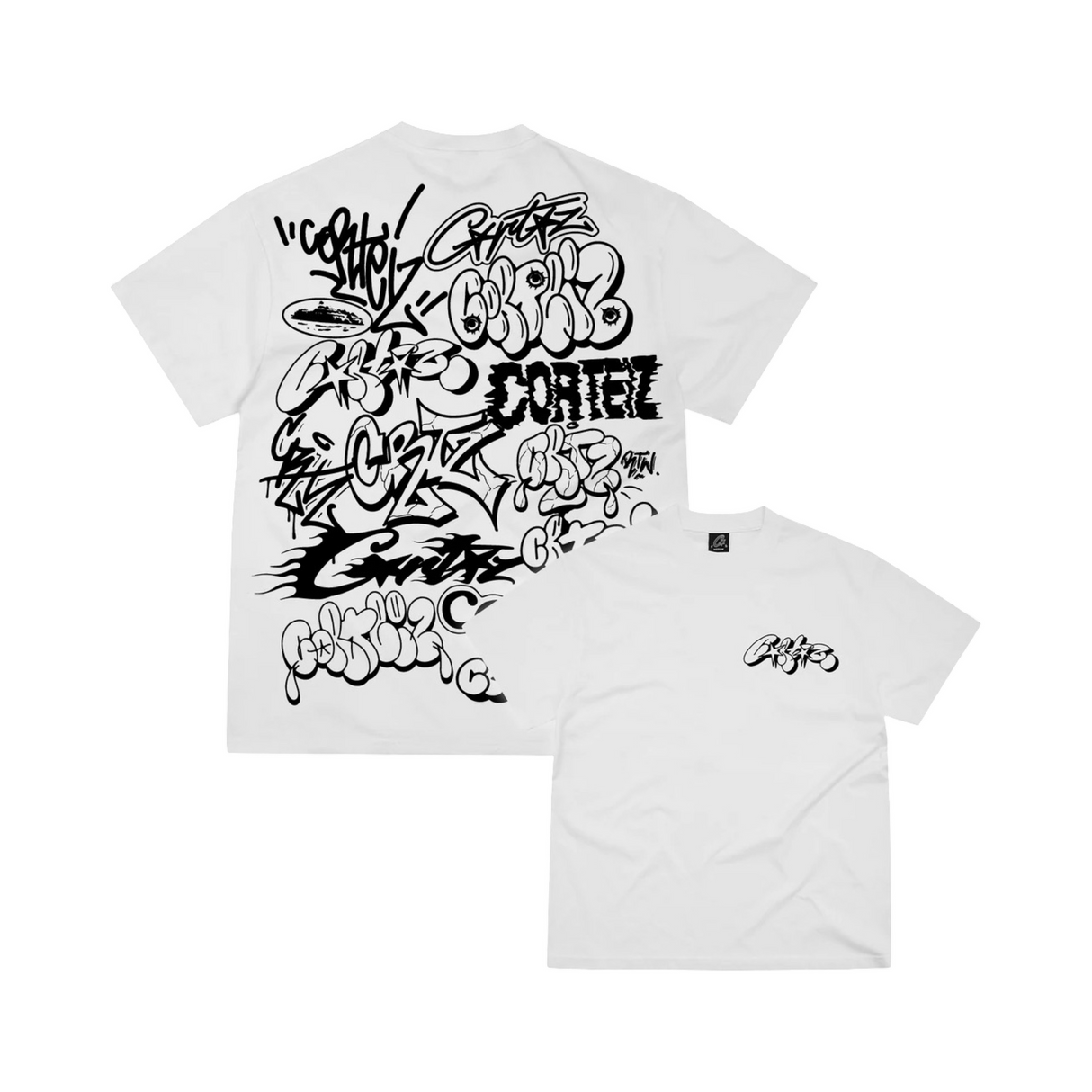 Corteiz Graffiti Tee White