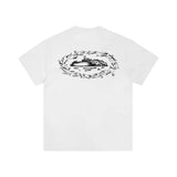 Corteiz Flamed Alcatraz Tee White