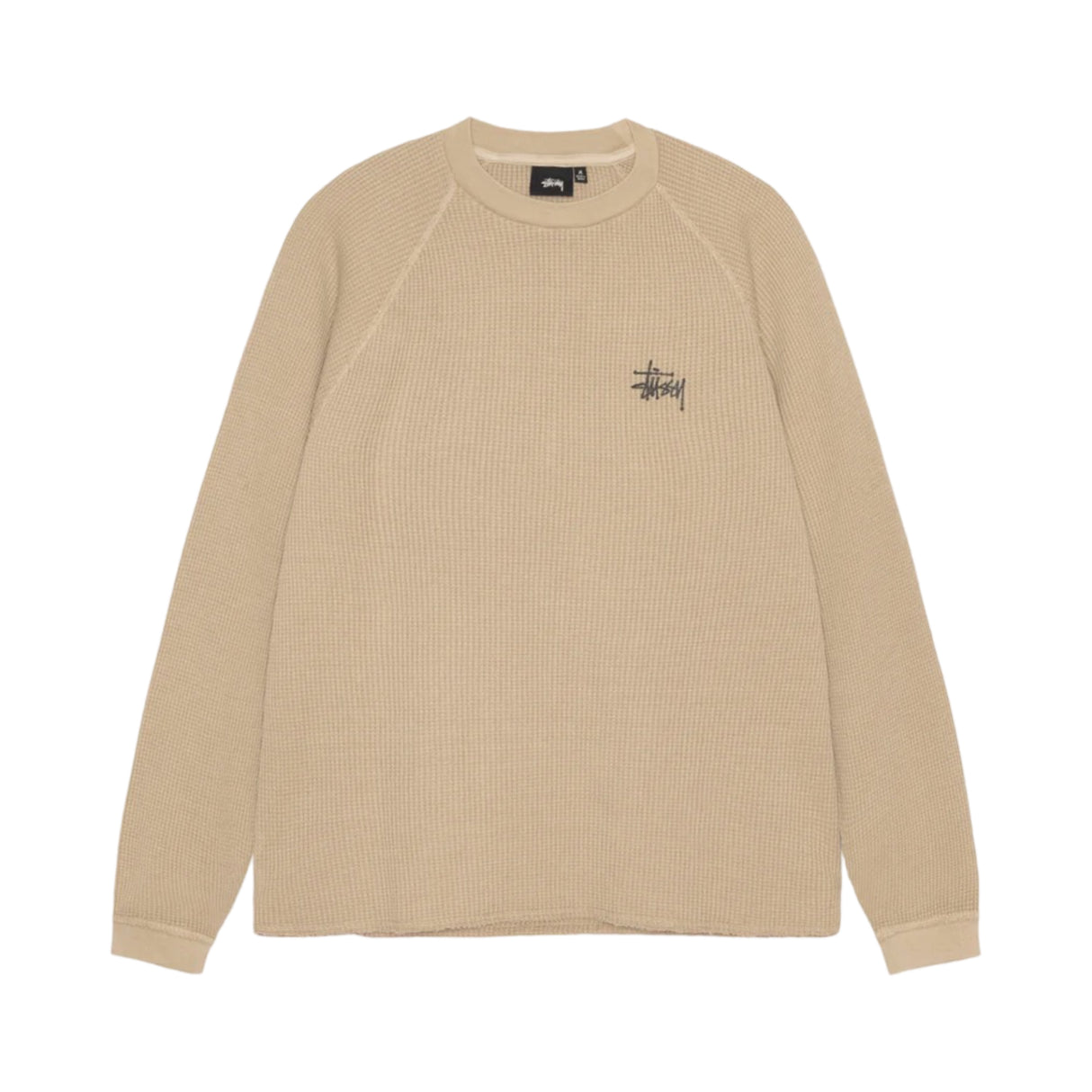 Stussy Raglan Thermal Crew Waffle Longsleeve