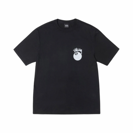 Stussy 8 Ball Pig Dyed Tee Black