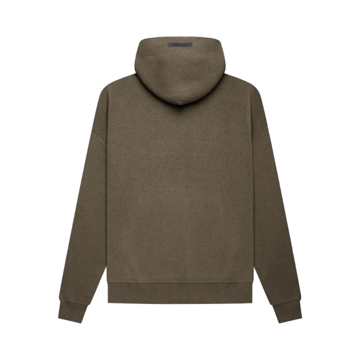 Fear of God Essentials Knit Hoodie Front Print Harvest